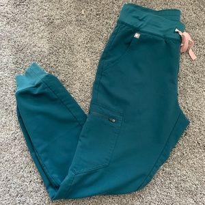 Figs Caribbean blue Zamora jogger